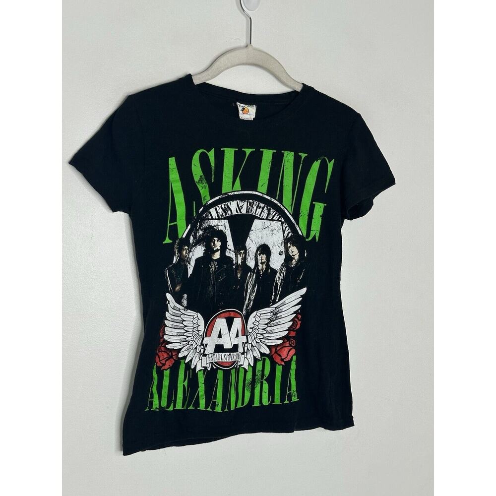 Asking Alexandria Shirt “Reckless & Relentless” Scene Black Size Small - Picture 2 of 6